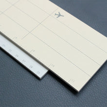Load image into Gallery viewer, PAPERWAYS GLUEMEMO WEEKLY - 03. RULER(inch)