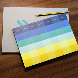 PAPERWAYS PALETTE MONTHLY PAD - 2. BEFORE SUNSET