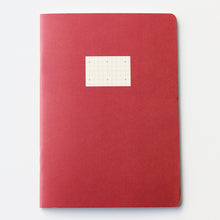 Load image into Gallery viewer, PAPERWAYS COMPAT NOTEBOOK - CROSS GRID RED