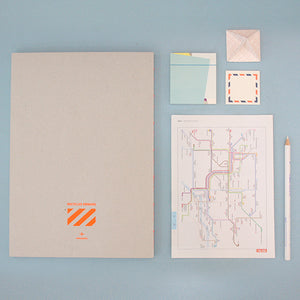 PAPERWAYS RECYCLED DRAWING BOOK - CORAL